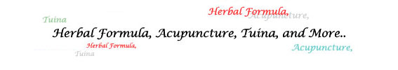 herbal formula, tuina, acupuncture, and more